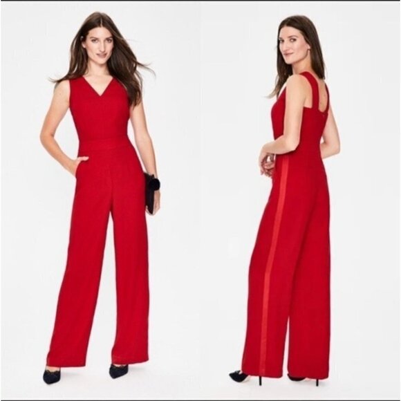 Boden Hexam Red Jumpsuit NWT Women's Size 2 - Picture 13 of 13